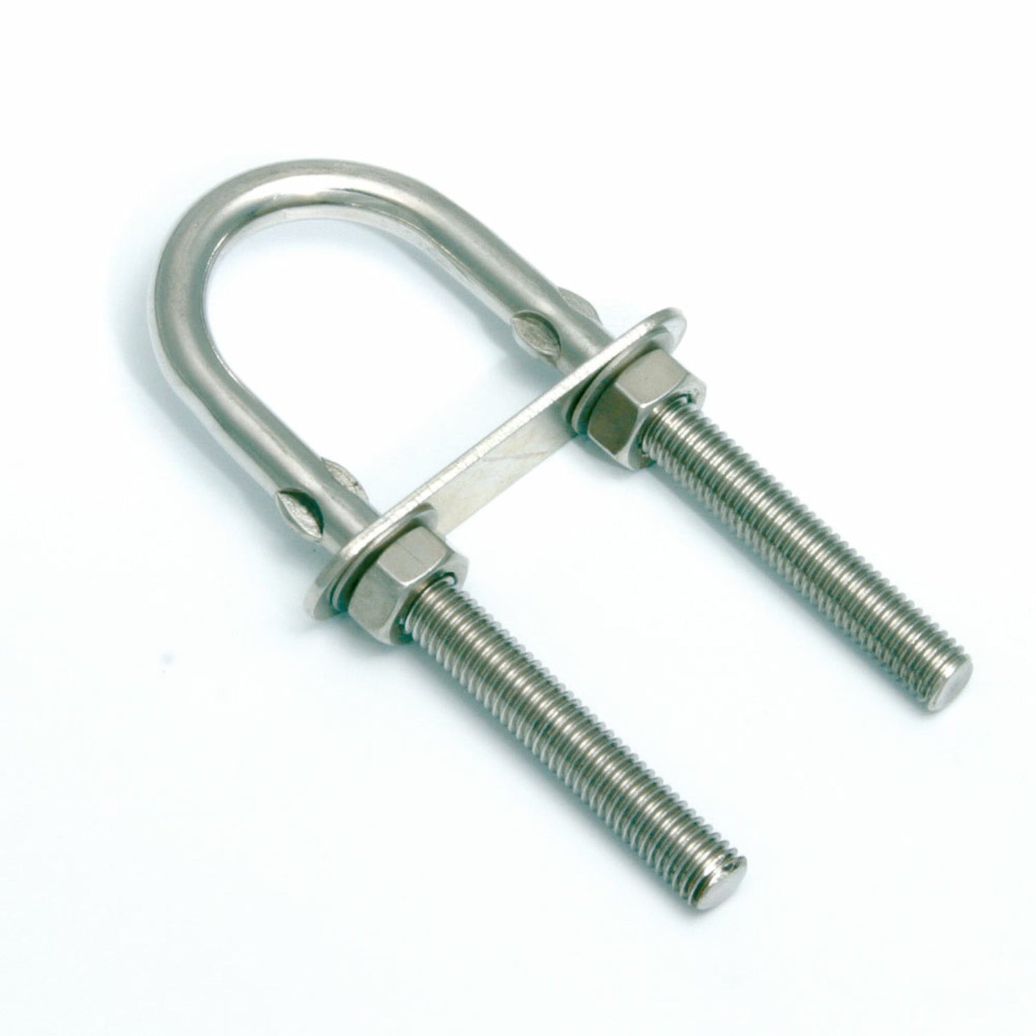 Edelstahl U-Bolzen mit Muttern und U-Scheiben, rostfreier Befestigungsbolzen, hohe Korrosionsbeständigkeit - 80 - 130 mm