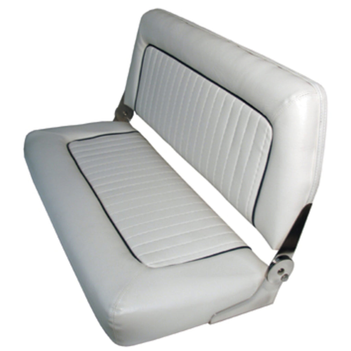SPRINGFIELD motorboat seat, foldable double seat, helm seat vinyl cover, sturdy metal hinges