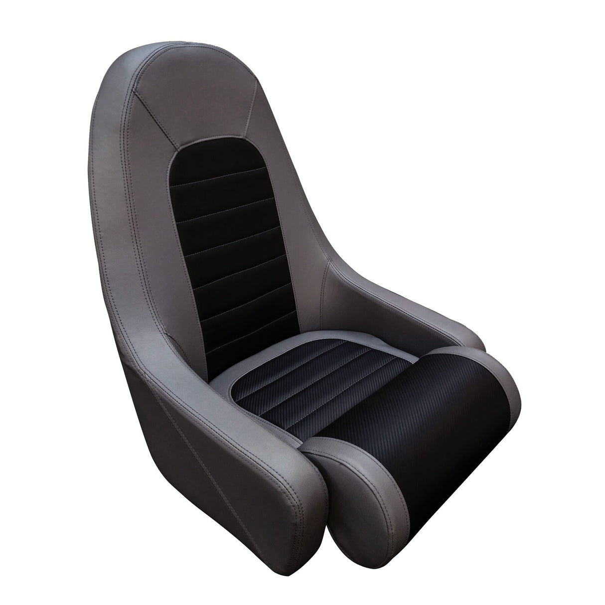 SPRINGFIELD Motorbootsitz Spritzgussrahmen, Bootsstuhl, hochklappbare Sitzfläche für Bewegungsfreiheit