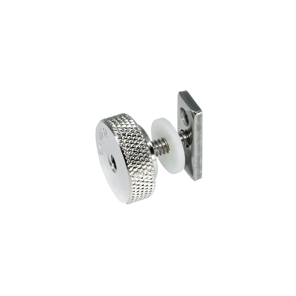 DAVIS Mastrutscher-Stopper flach, Edelstahl-Messing vernickelt, hohe Stabilität - 3 mm Höhe, 10 - 19 mm Breite, 25 - 29 mm Länge