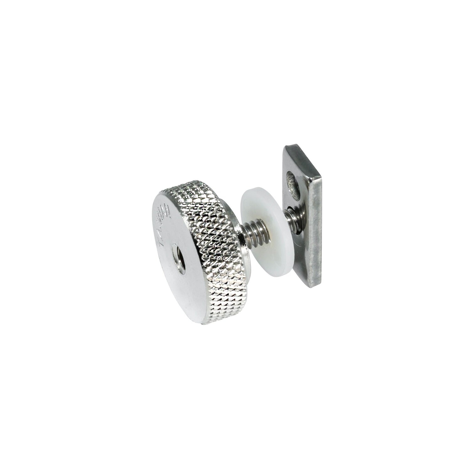 DAVIS Mastrutscher-Stopper flach, Edelstahl-Messing vernickelt, hohe Stabilität - 3 mm Höhe, 10 - 19 mm Breite, 25 - 29 mm Länge