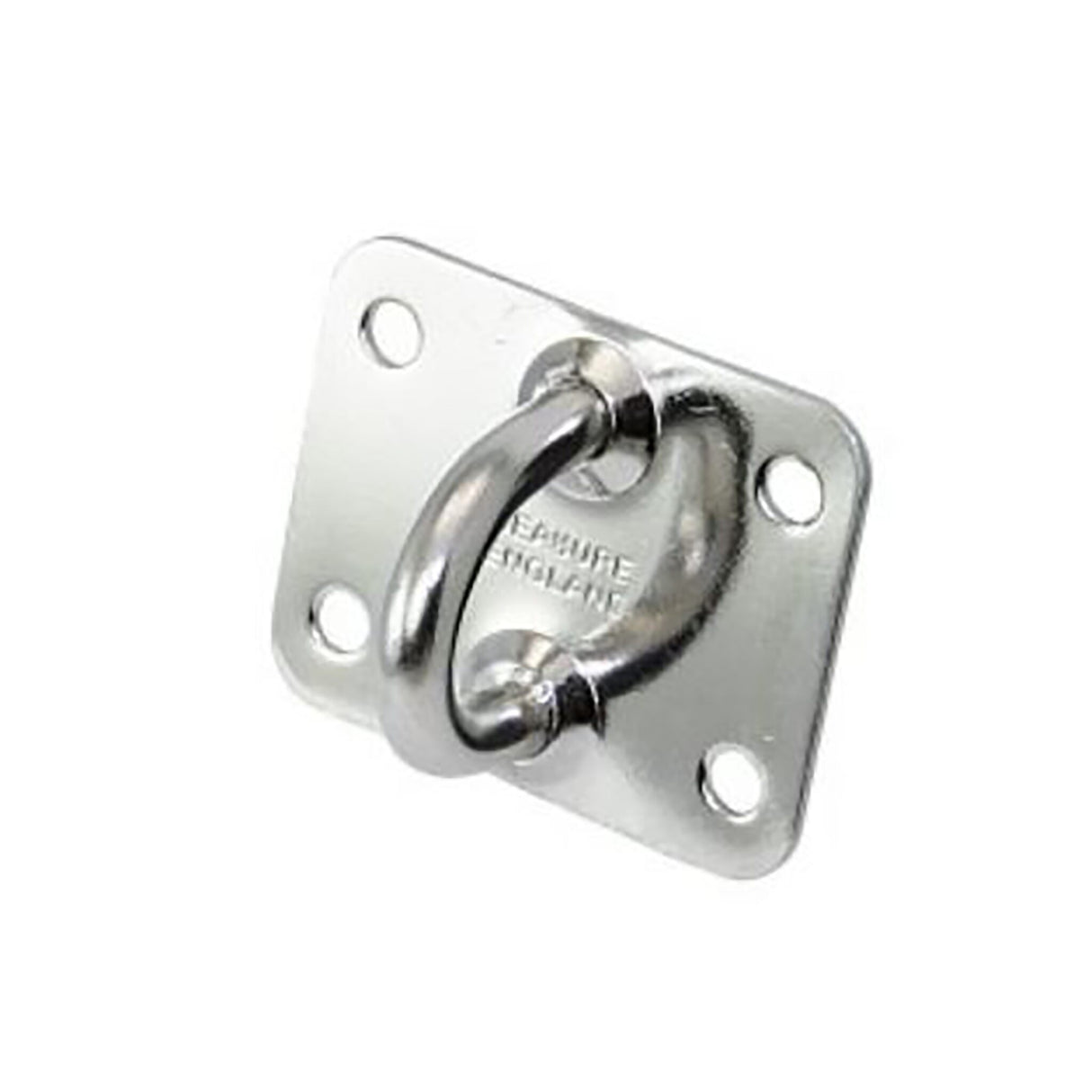 Mastplatten rostfreier Stahl – langlebig, Edelstahl-Bodenplatten für optimale Stabilität - 41 - 65 mm (Optional mit Auge)