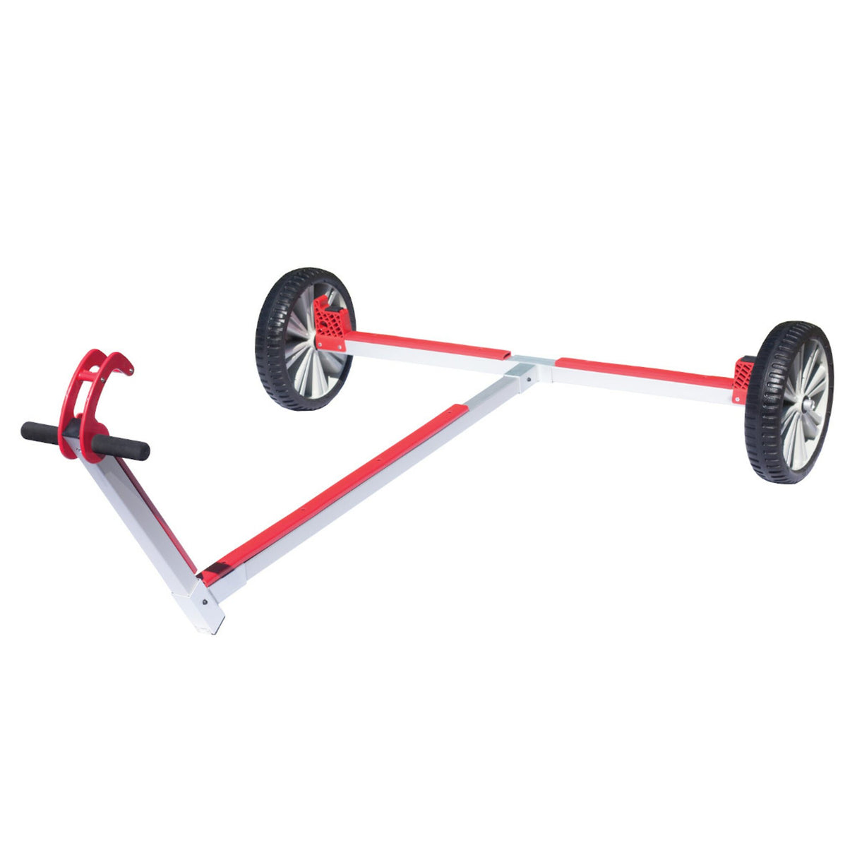 Optiparts Slipwagen Aluminium 37 cm Vollgummiräder, Bootsanhänger, leicht zerlegbar