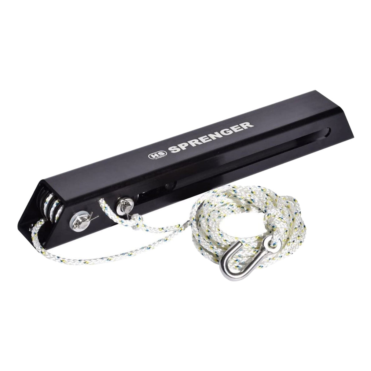 Sprenger HS-Strecker Aluminium seewasserbeständig, Trimmgerät für Lasten, 205 mm Hub - 6 oder 8 Rollen