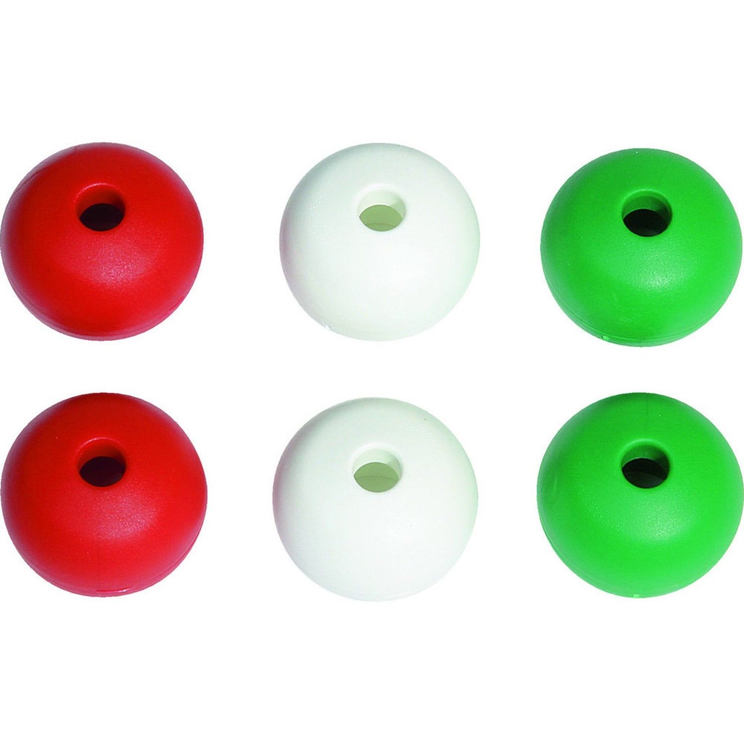 Stopperkugeln Kunststoff 31mm Durchmesser für 6mm Tau, Seil Endkappen, 2 Stück Packung