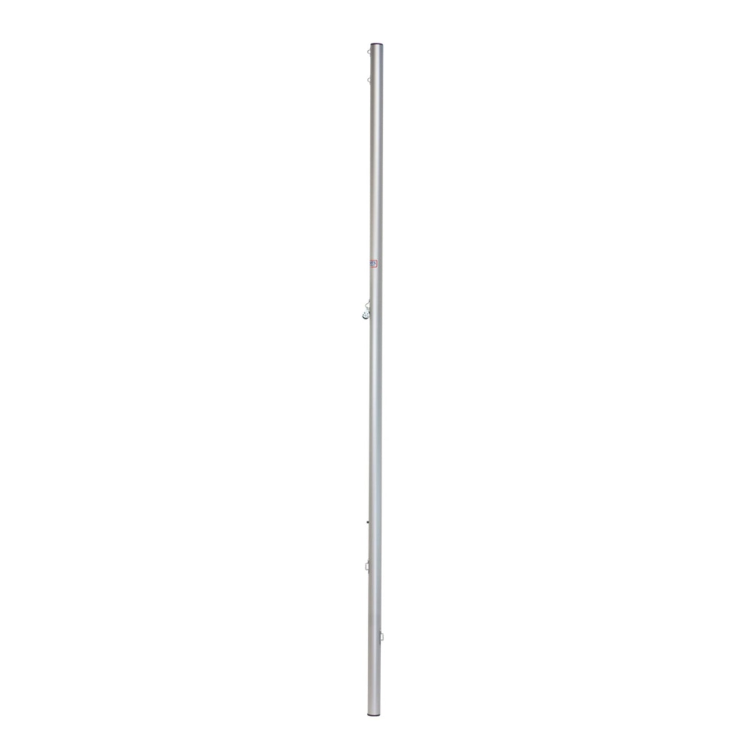 OPTIPARTS Aluminium Mast blaue Nylon-Enden, Segelmast, robust und langlebig
