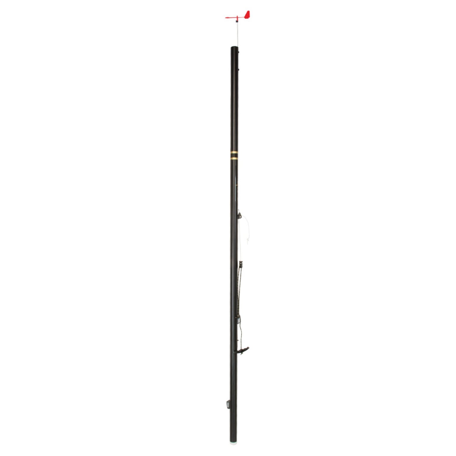 OPTIPARTS Mast BLACKGOLD für Opti-Segler über 35kg, Mastenut, HARKEN-Sprietfall, Windesign Pro-Verklicker