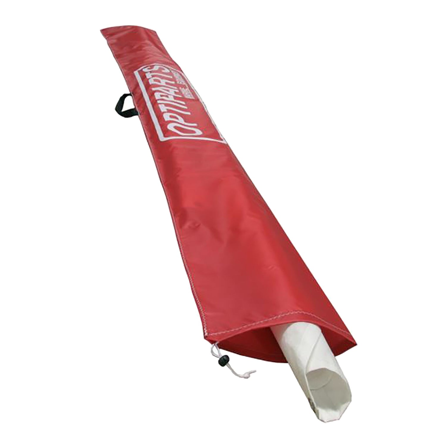 Optiparts Segelsack 2,5 m rotes Nylontuch für Optimist-Segel, Segel-Aufbewahrung, Schutz für Segel