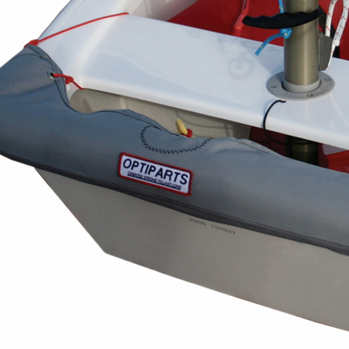 Optiparts Bug Fender strapazierfähiges PVC, Schutzabdeckung für Optimisten-Jollen, formangepasster Schutz