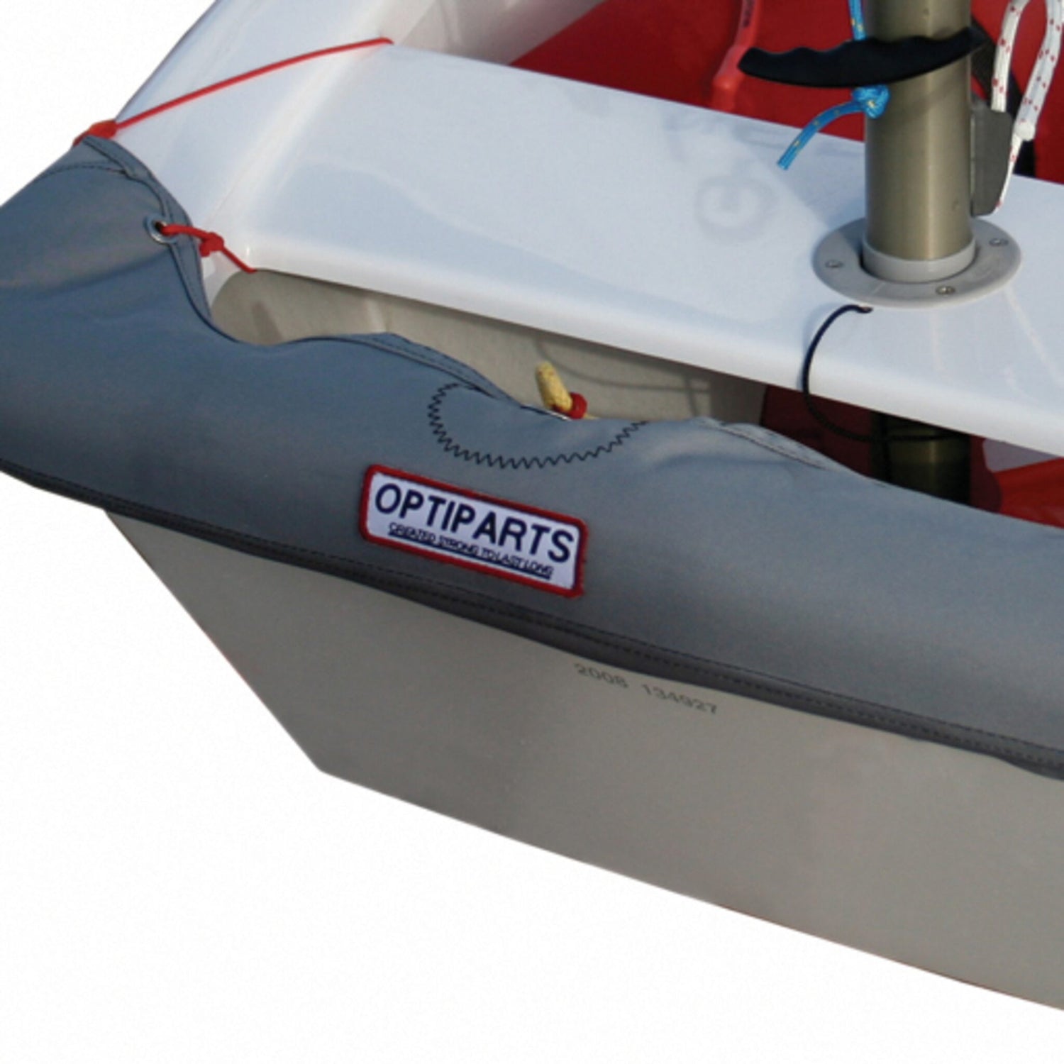 Optiparts Bug Fender strapazierfähiges PVC, Schutzabdeckung für Optimisten-Jollen, formangepasster Schutz