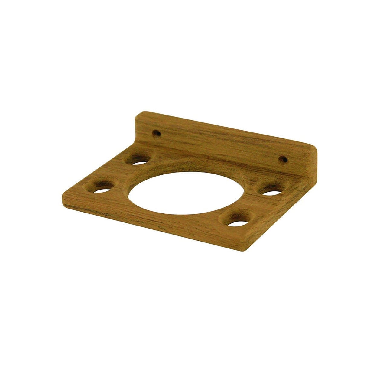 ARC Zahnputzbecher- und Zahnbürstenhalter aus Teakholz, Badezimmer-Organizer, Platz für einen Becher und 4 Zahnbürsten