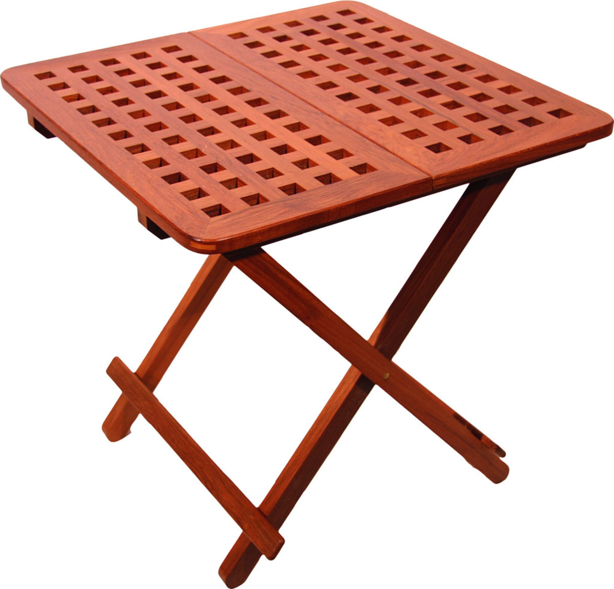 ARC Teak-Klapptisch Deckstisch geöltes Teakholz witterungsbeständig, Gartentisch, klappbar platzsparend