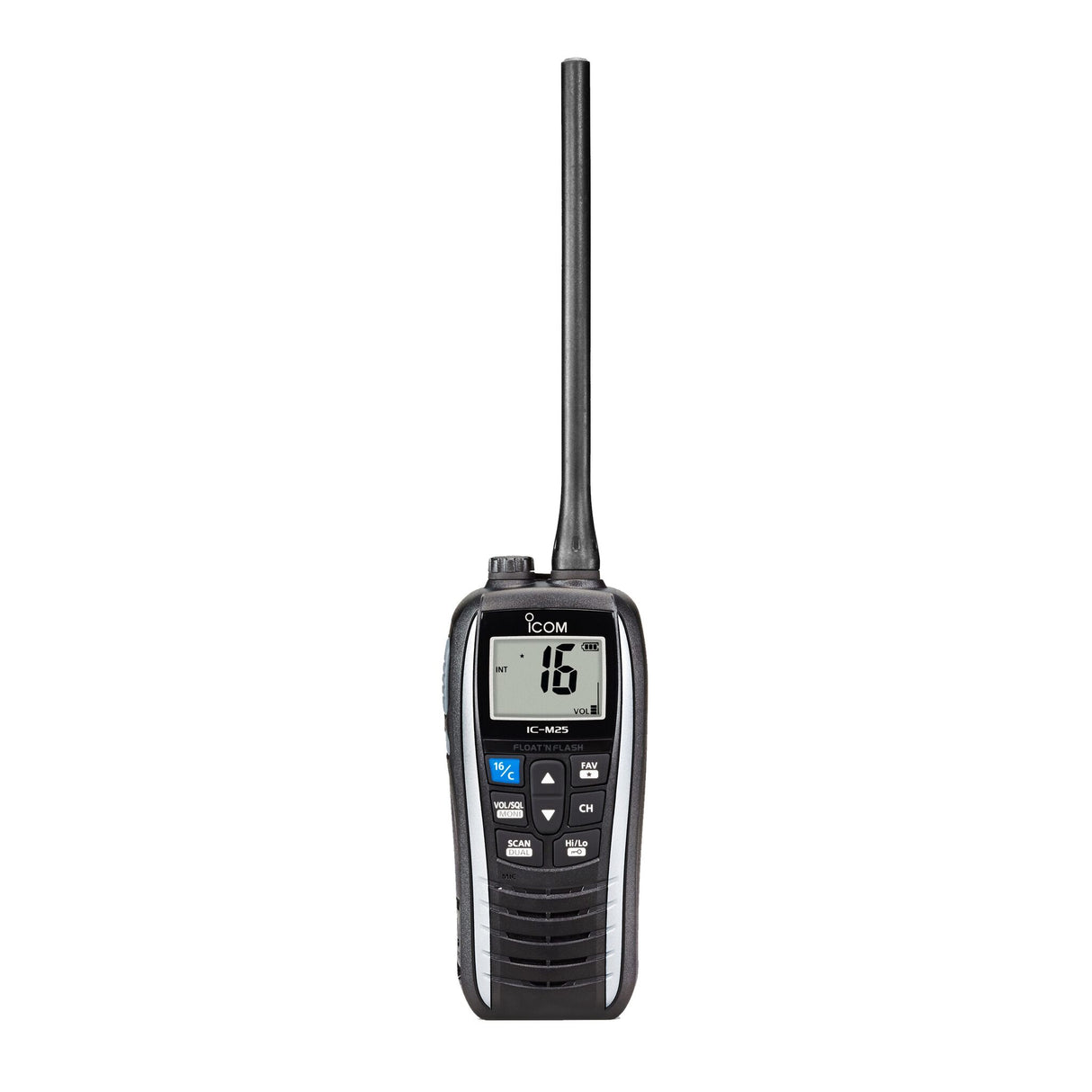 Icom UKW-Handfunkgerät schwimmfähig, Funkgerät, ultra-leicht mit Standard-USB-Anschluss