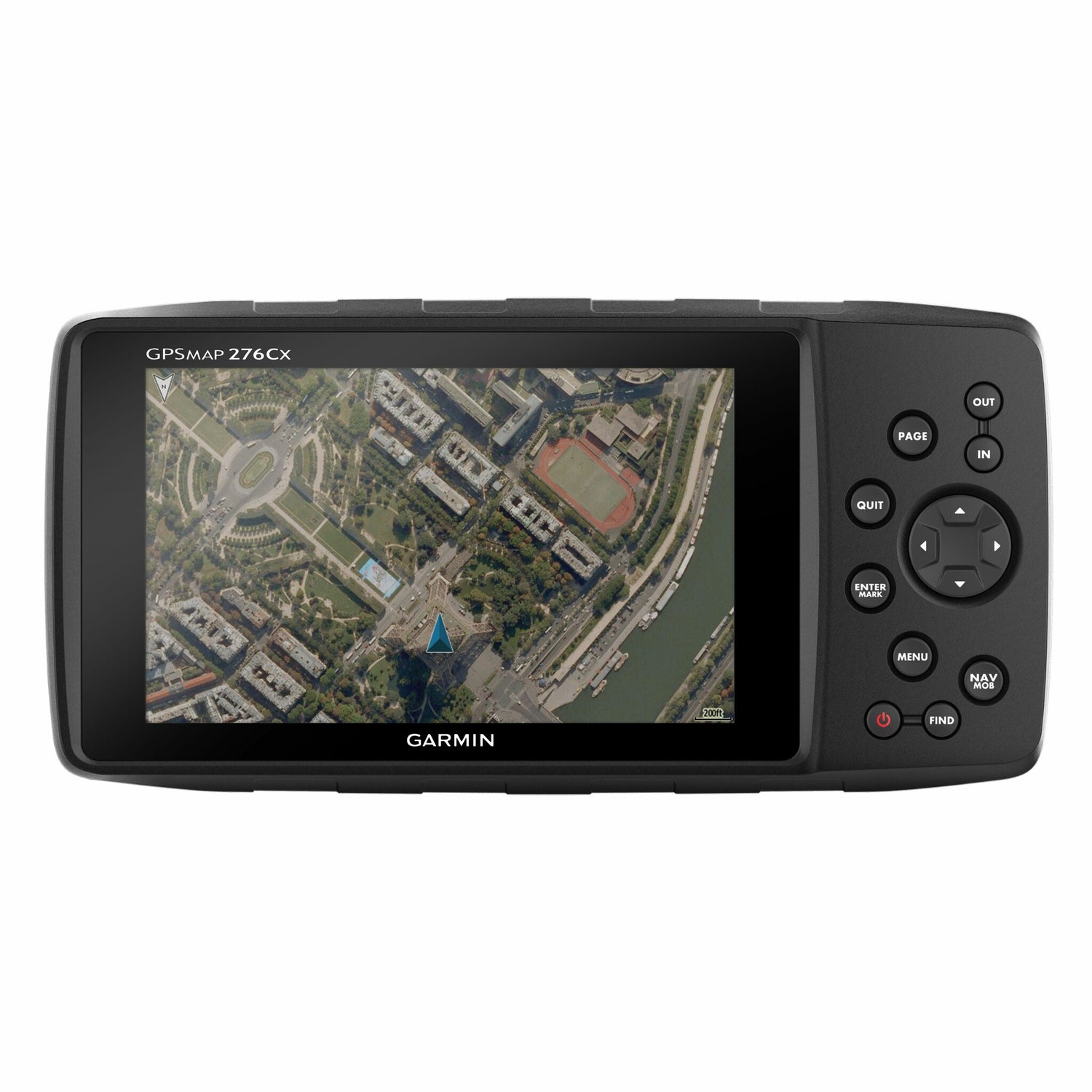 Garmin Kartenplotter 5 Zoll GPSMAP 276CX, Navigationssystem, präzise Navigation für Land und Wasser