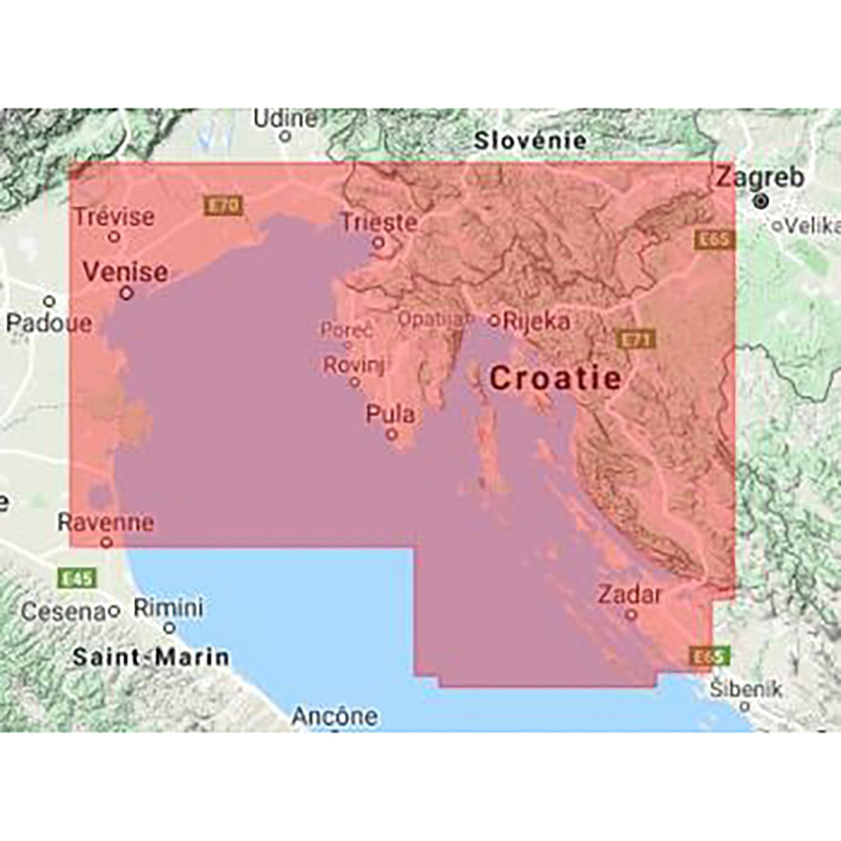 C-MAP Elektronische Seekarte MAX-N EM-N152 Adria von Ravenna bis Pakostane, See Navigationskarte, Aktuelle Kartendaten für Lowrance, Simrad, B&G
