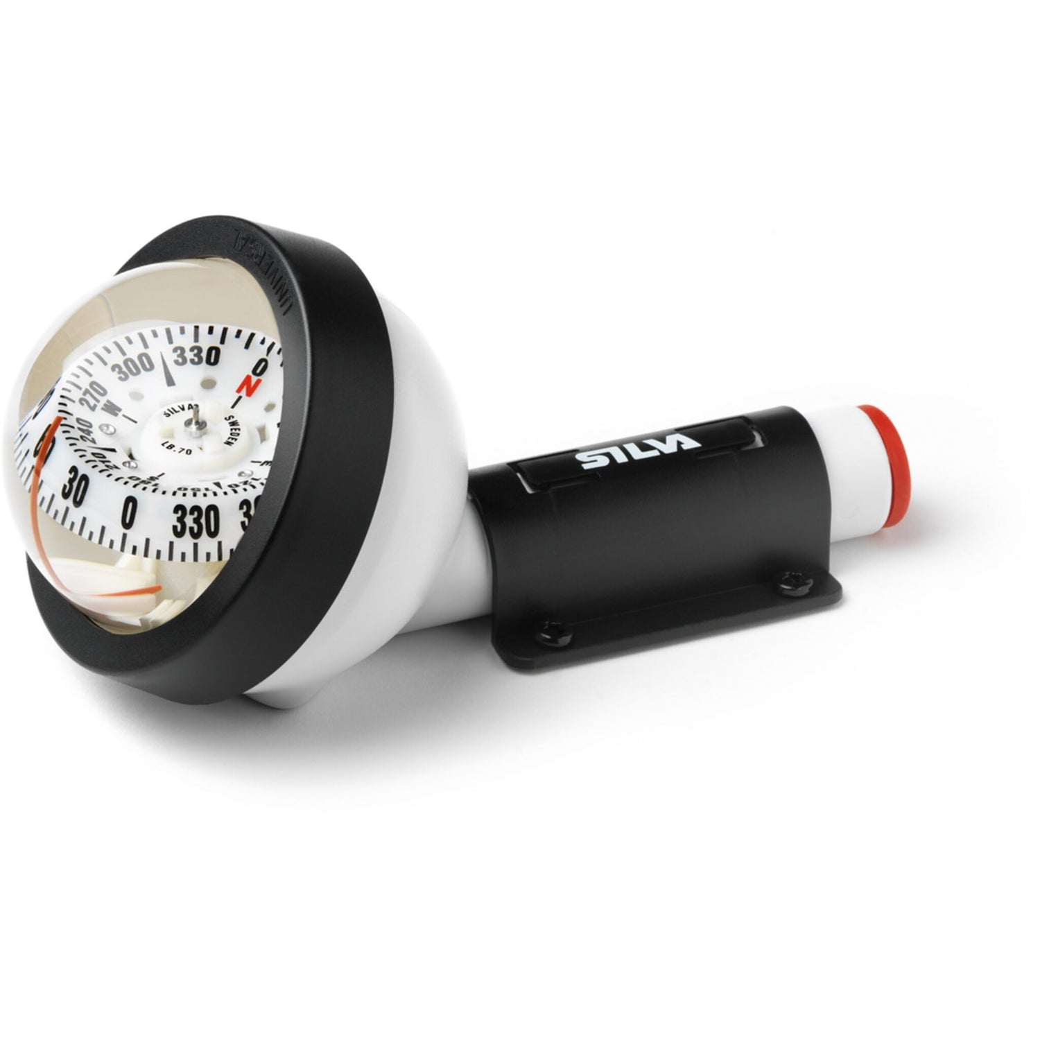 SILVA Kompass schwimmfähig 70 mm, Navigationsinstrument, integrierte Beleuchtung für Nachtfahrten