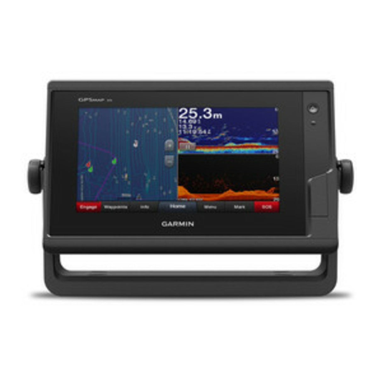 Garmin Kartenplotter/Echolot-Kombigerät 7 Zoll Touchscreen, Navigationsgerät, NMEA-Unterstützung und Netzwerkkonnektivität