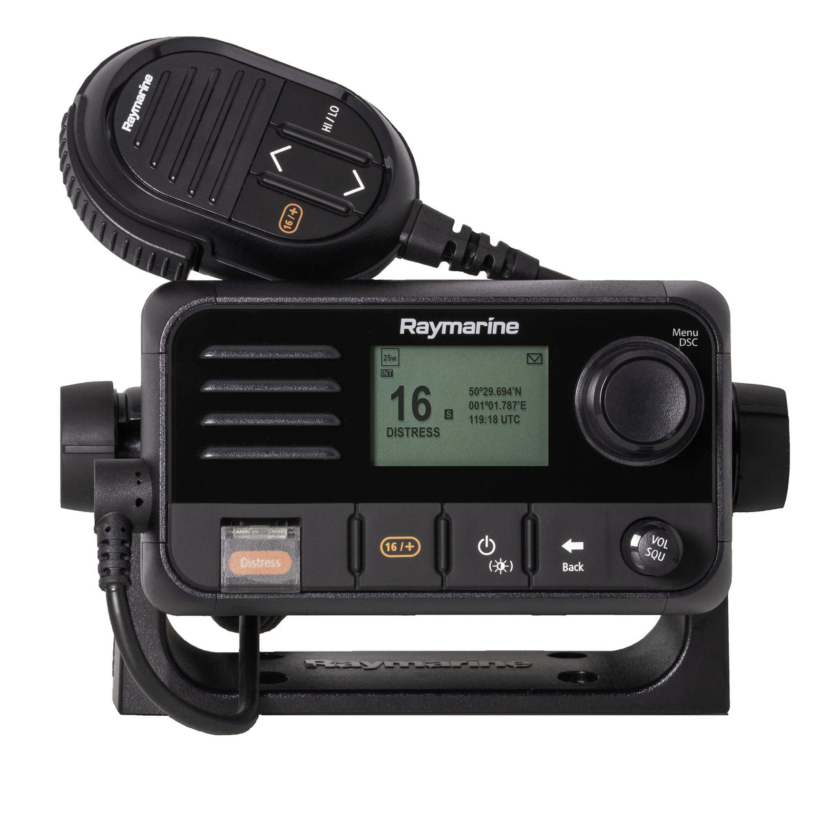 Raymarine UKW Seefunkanlage Klasse D DSC, Seefunkgerät, eingebaute GPS-Funktion