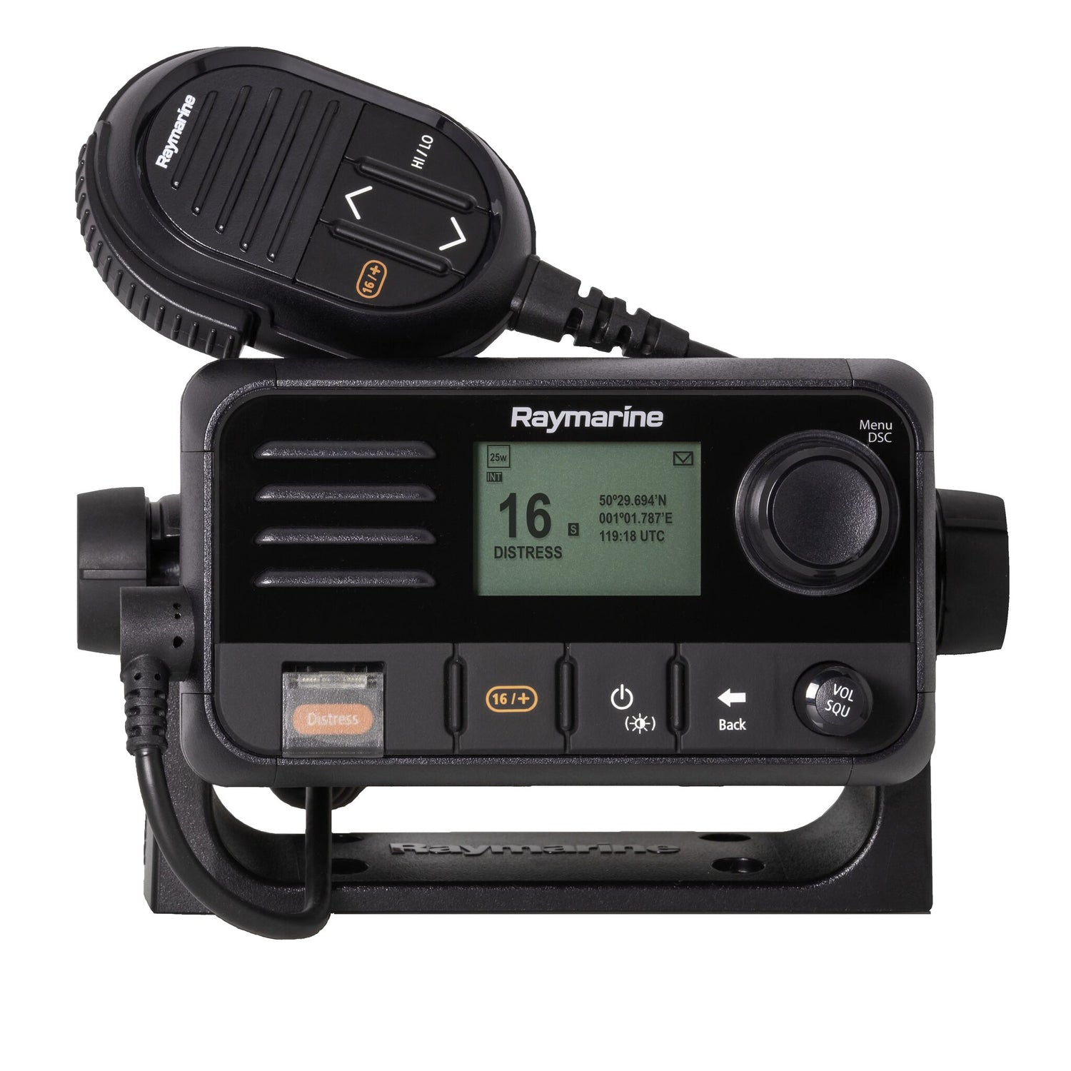 Raymarine UKW Seefunkanlage Klasse D DSC, Seefunkgerät, eingebaute GPS-Funktion