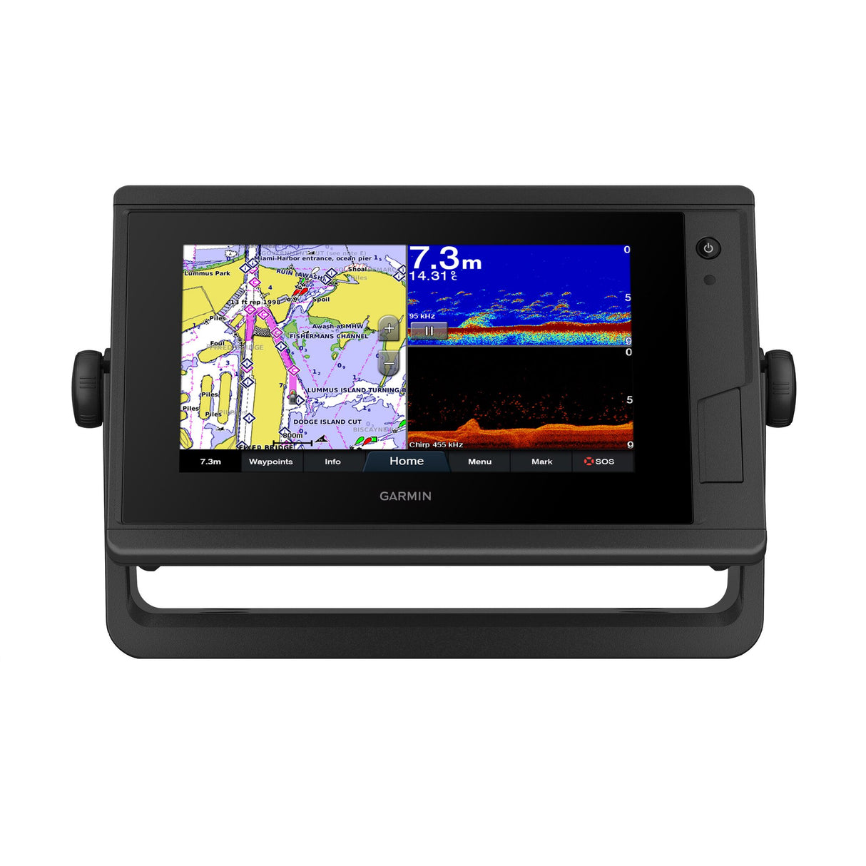 GARMIN GPSMAP® Plus GPS-Navigationsgerät, Navigationssystem, wasserfest und robust - 7" - 12"