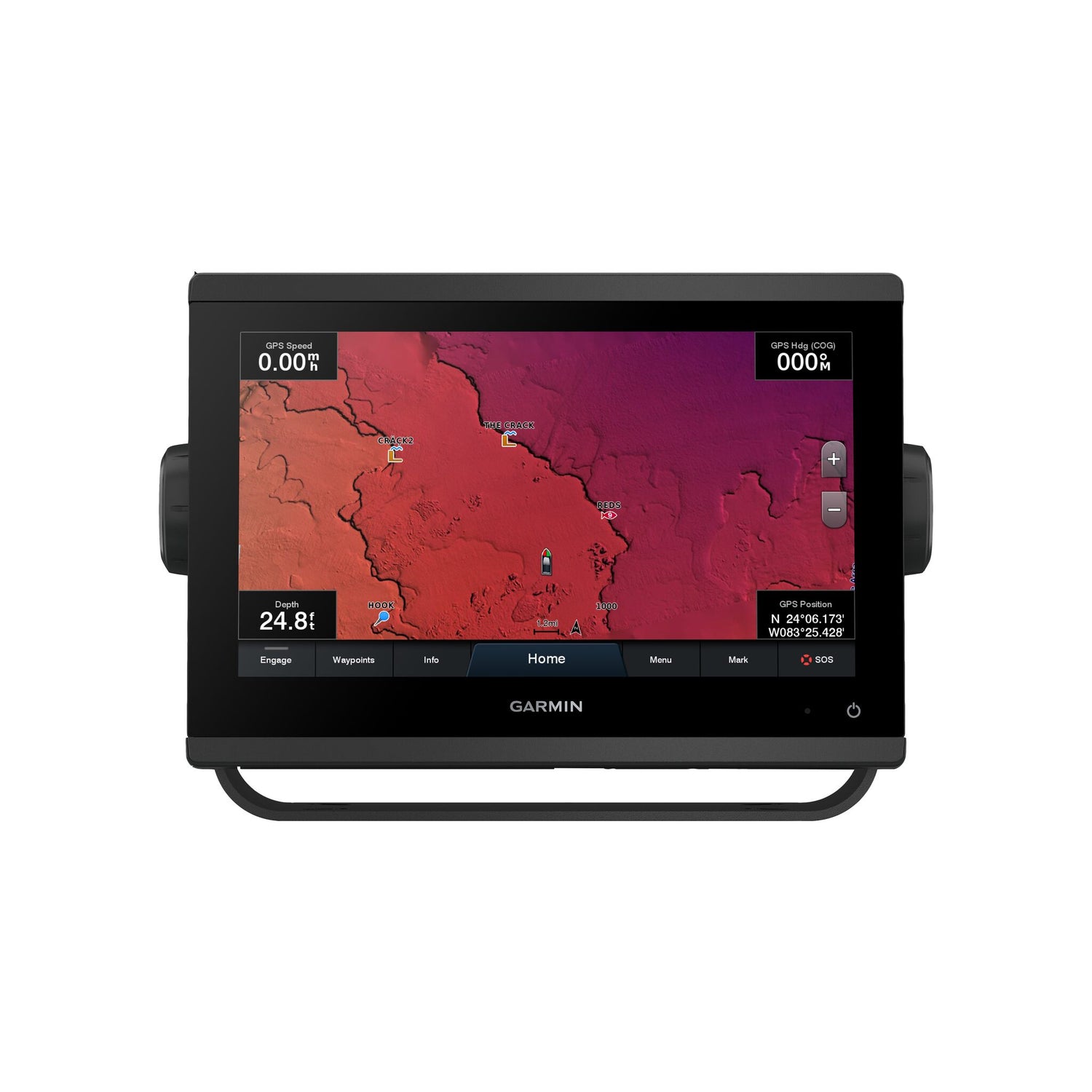 GARMIN Kartenplotter GPSMAP 923 hochauflösendes IPS-Display, GPS-Navigationsgerät, weltweit Basiskarte