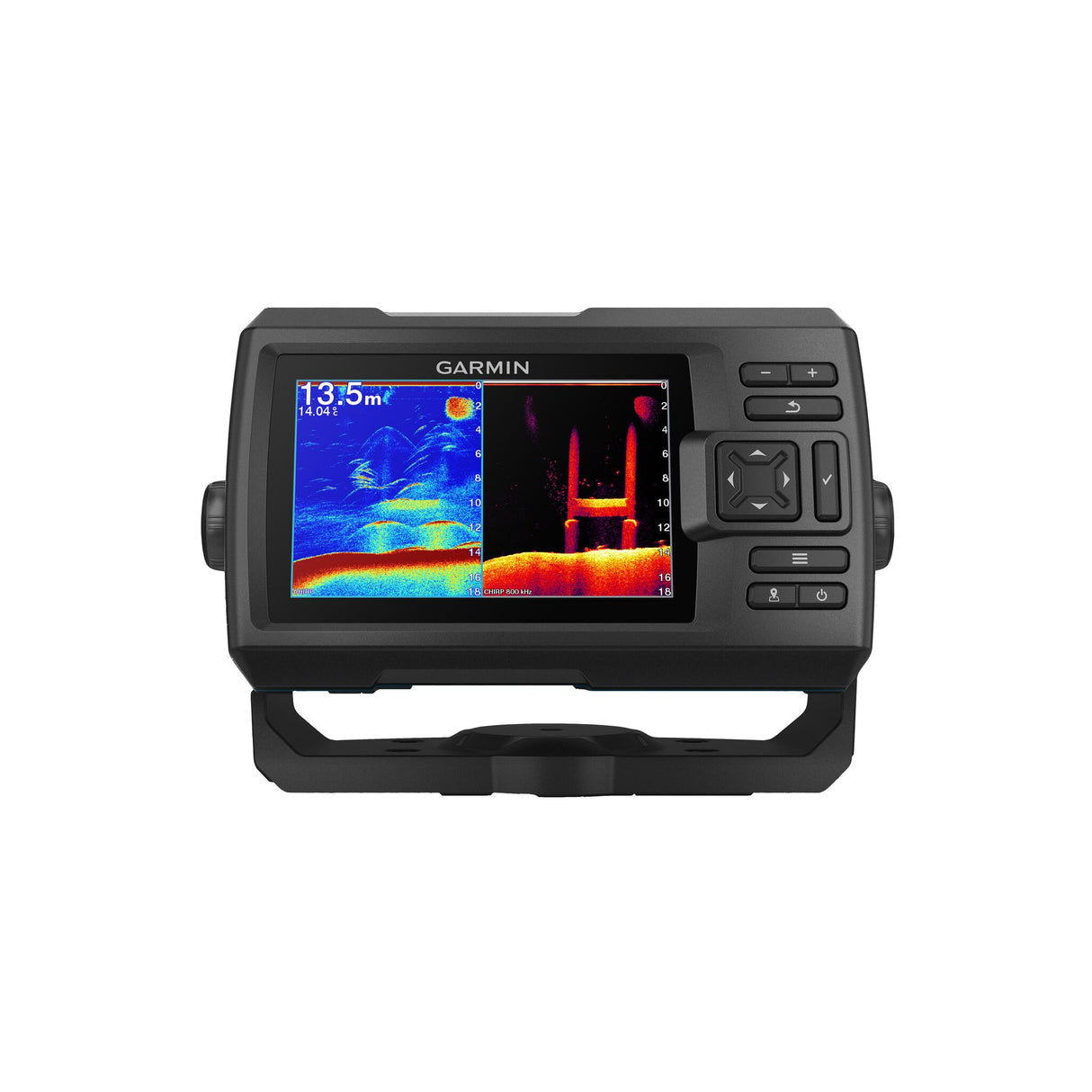 GARMIN Fischfinder mit GPS STRIKER 5cv, Echo Lot, lebendige Sonar-Farben und Angelkarten-Funktion
