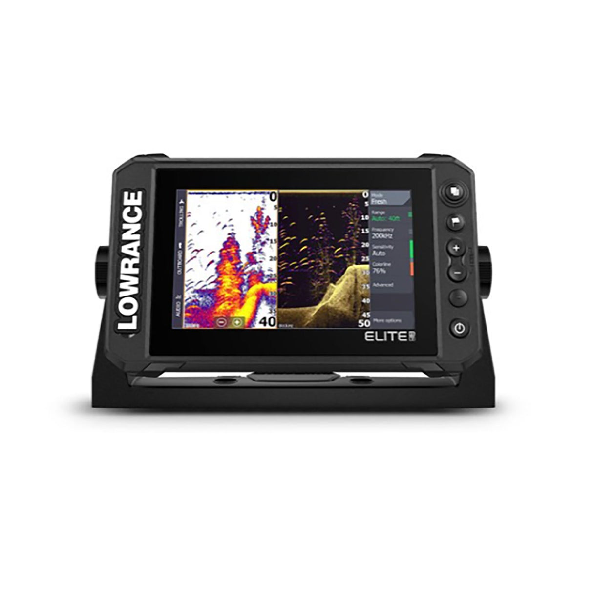 LOWRANCE Elite Fishing System FS™ Fish Finder, Fishing Tackle, Live Sonar ActiveTarget™, Multi-Touch Screen, Wireless Connectivity - 7" – 9" (Optional with Transducer)