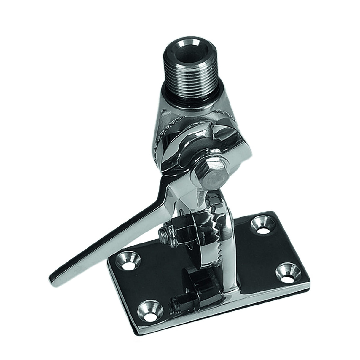 Vtronix Kippfuß Edelstahl, verstellbarer Standfuß, inklusive Muttern und Dichtung EPDM 2 mm