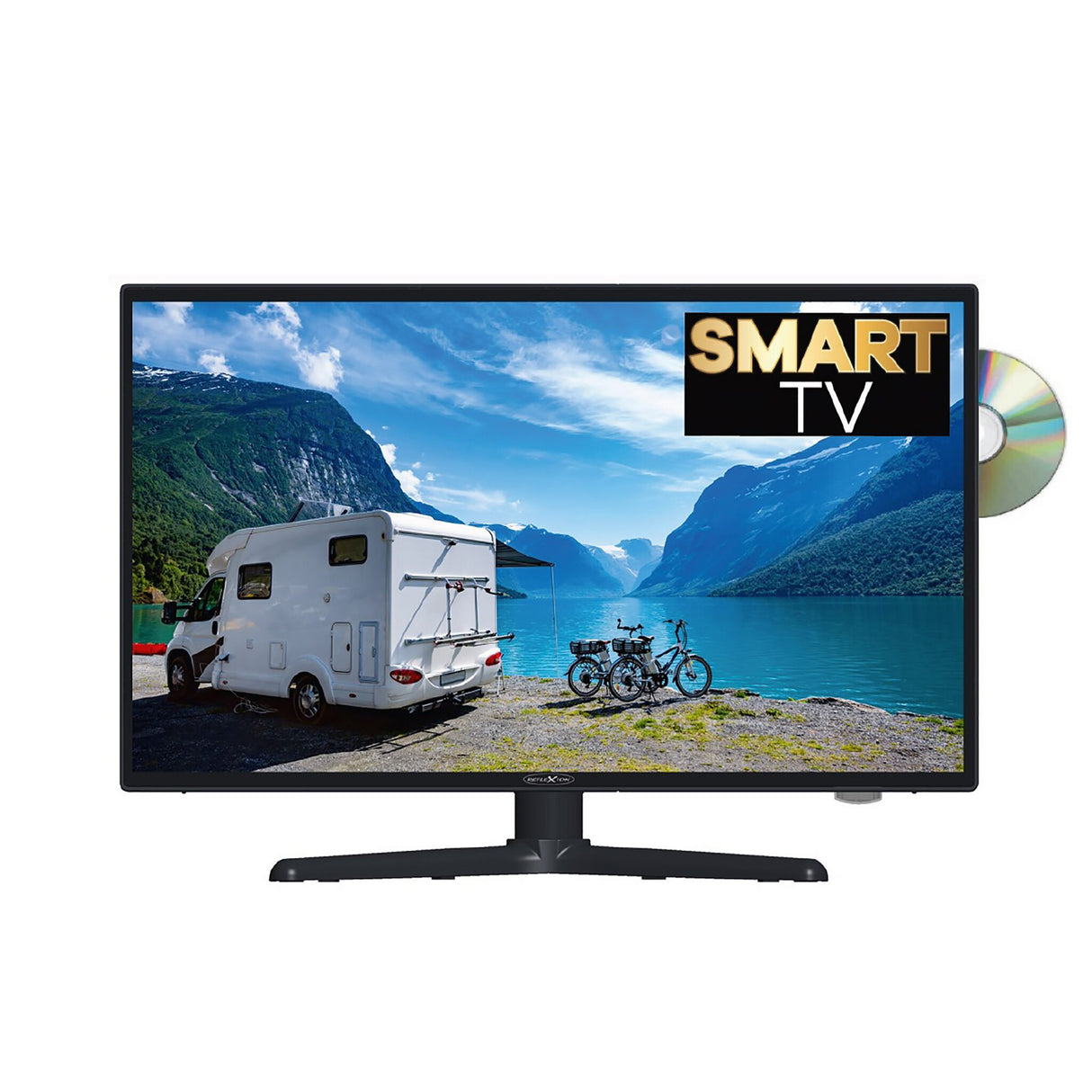 Reflexion SMART LED-TV 19" mit Android, Boot-Camping Fernseher, 12/24/240 V, WLAN, DVD, Bluetooth integriert
