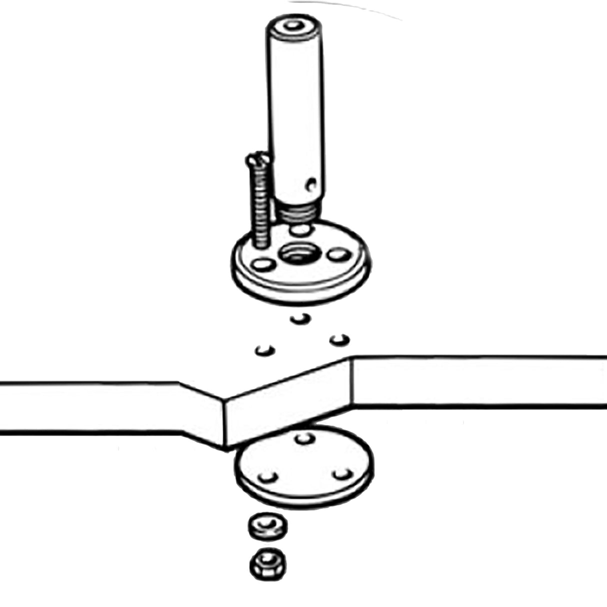 Raymarine Montagefuß für Pinnenpilot D030, Montagesockel, robustes Design