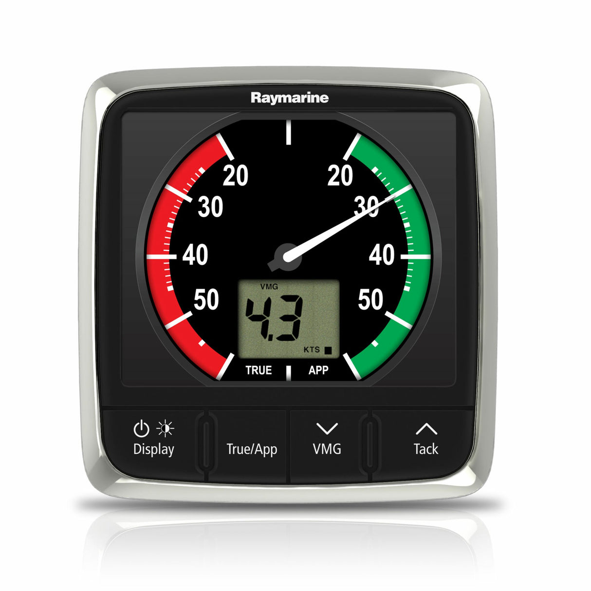 Raymarine Windsystem Multifunktionsdisplay mit Geber, Windanzeige, Kombination von analogen und digitalen Winddaten