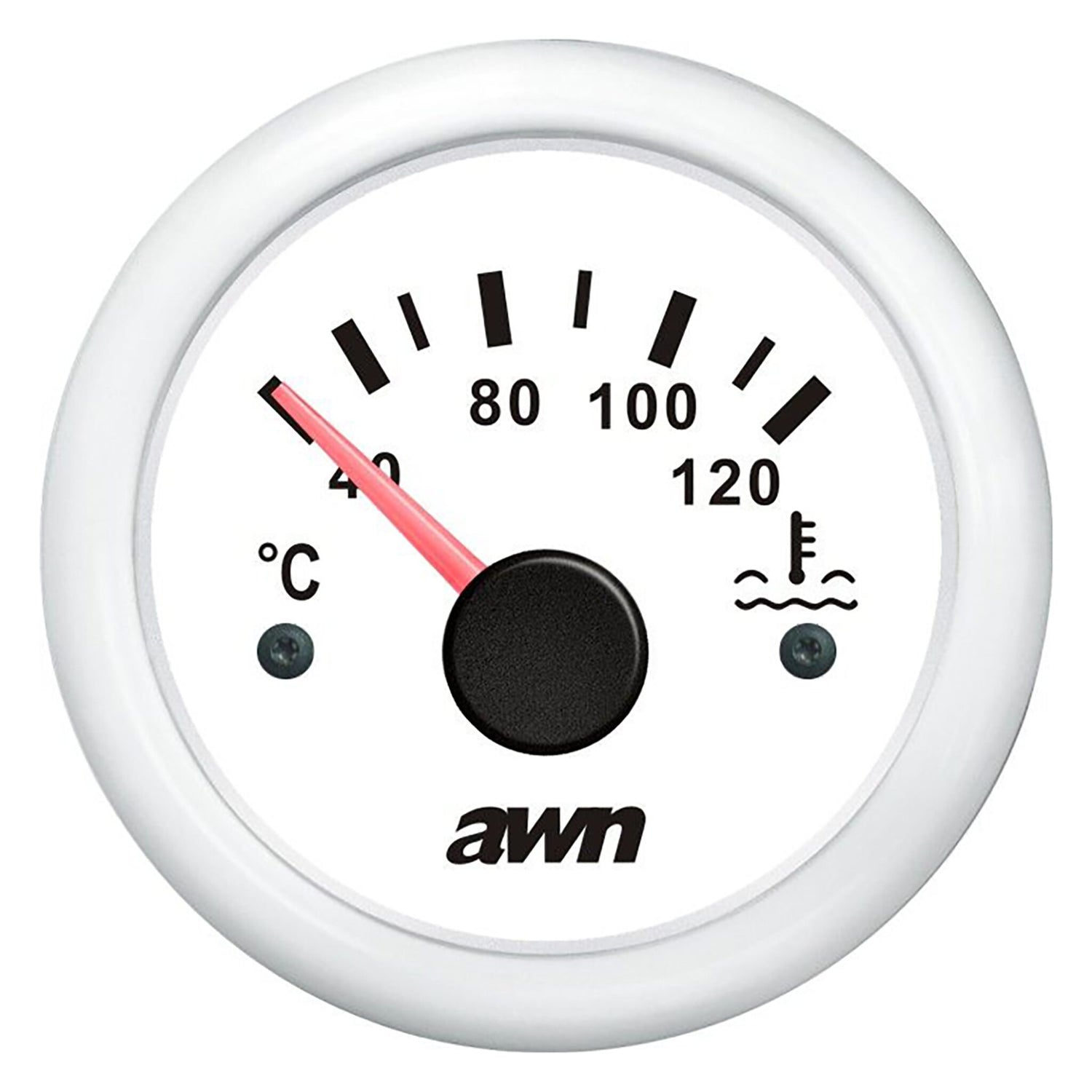 OceanTEC Wassertemperatur-Anzeige 40°-120°C, digitaler Temperaturmesser, präzise Messung - schwarz oder weiß