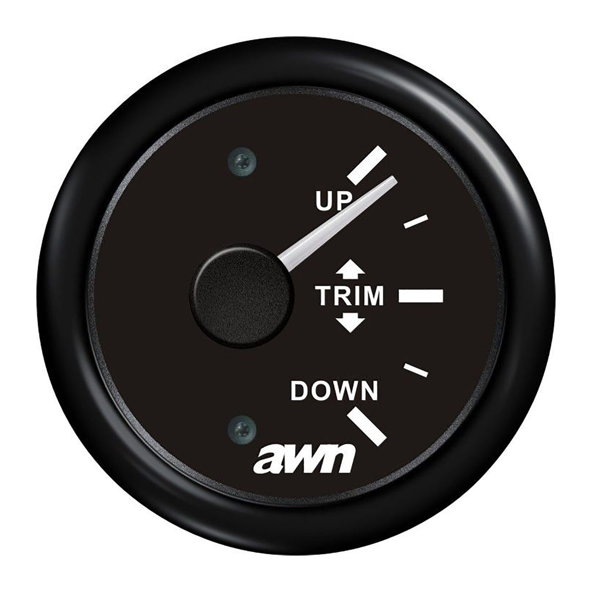 OceanTEC Trim-Anzeige 12/24 Volt, Anzeige für Bootssteuerung, hohe Funktionalität und Zuverlässigkeit - weiß oder schwarz