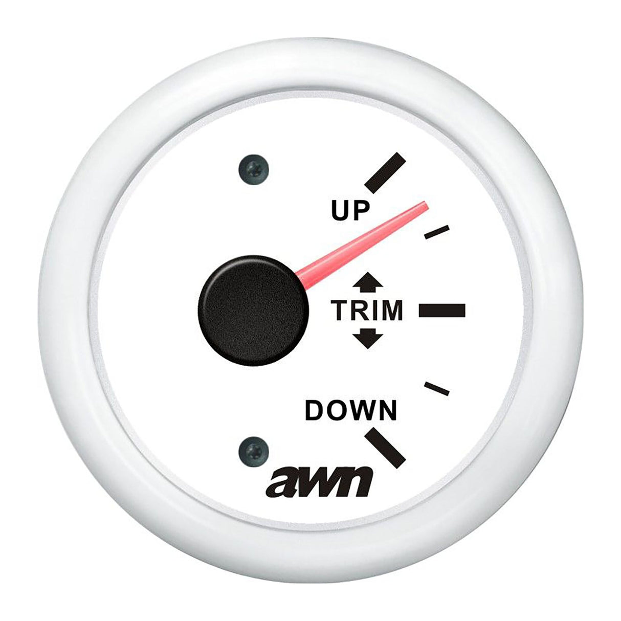 OceanTEC Trim-Anzeige 12/24 Volt, Anzeige für Bootssteuerung, hohe Funktionalität und Zuverlässigkeit - weiß oder schwarz