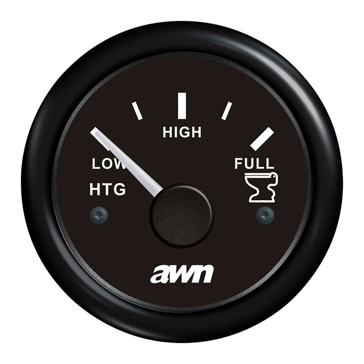 OceanTEC Fäkalien-Tankanzeige 52 mm Einbaudurchmesser, Abfallbehälteranzeige, 12/24 V Spannungsversorgung - weiß oder schwarz