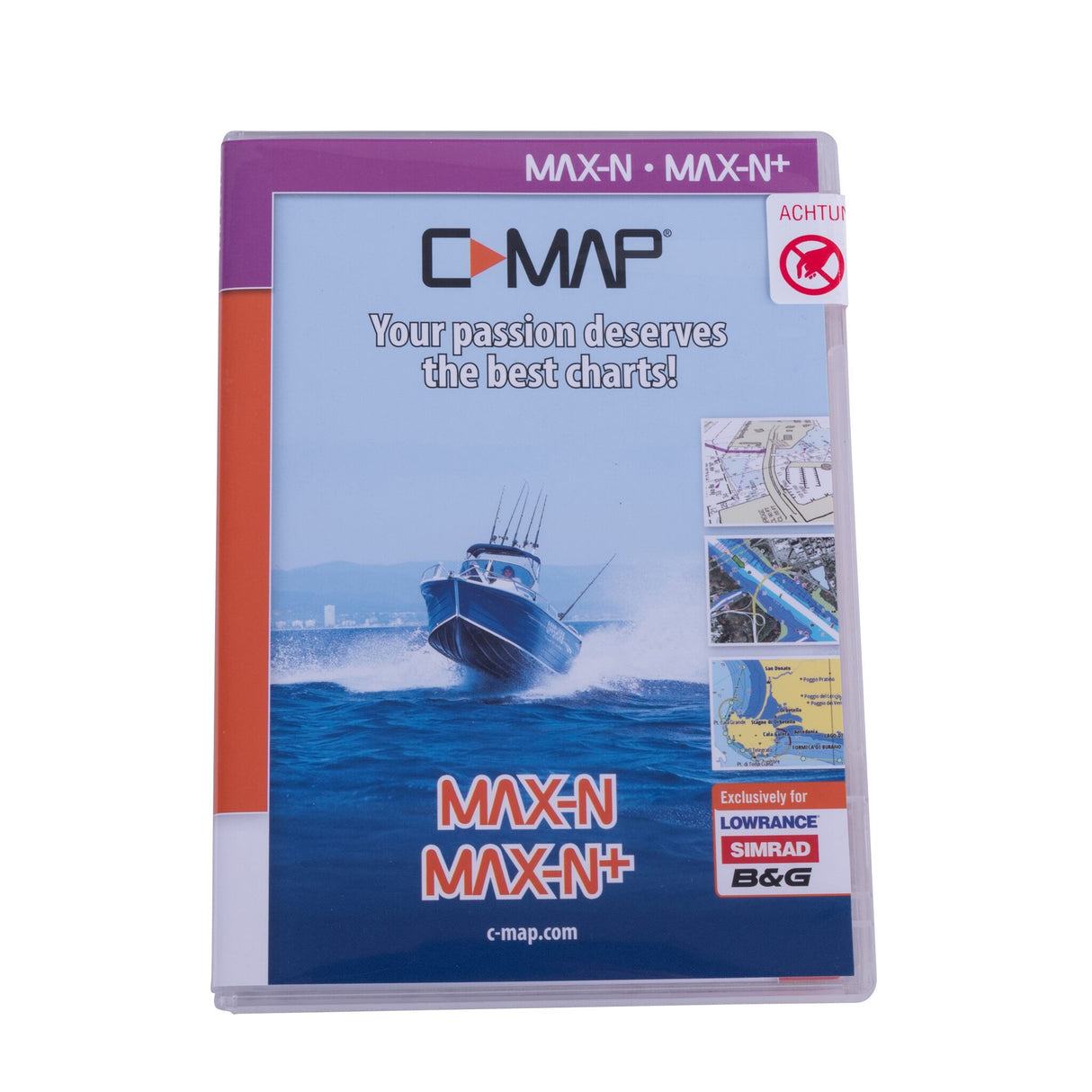 C-MAP Seekarten MAX-N+ EN-Y299 Ostsee und Dänemark, hochauflösende Bathymetrie, Gezeiten und Strömungen für Segler und Angler