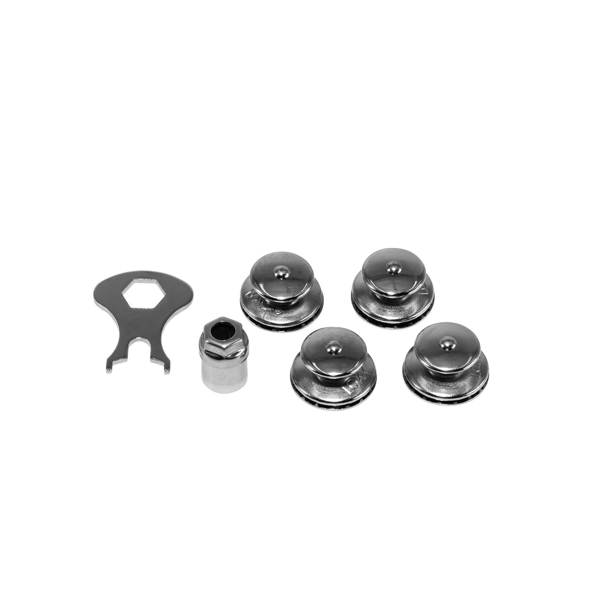 LOXX Persenningknöpfe Messing vernickelt, Druckknöpfe, Qualität made in Germany