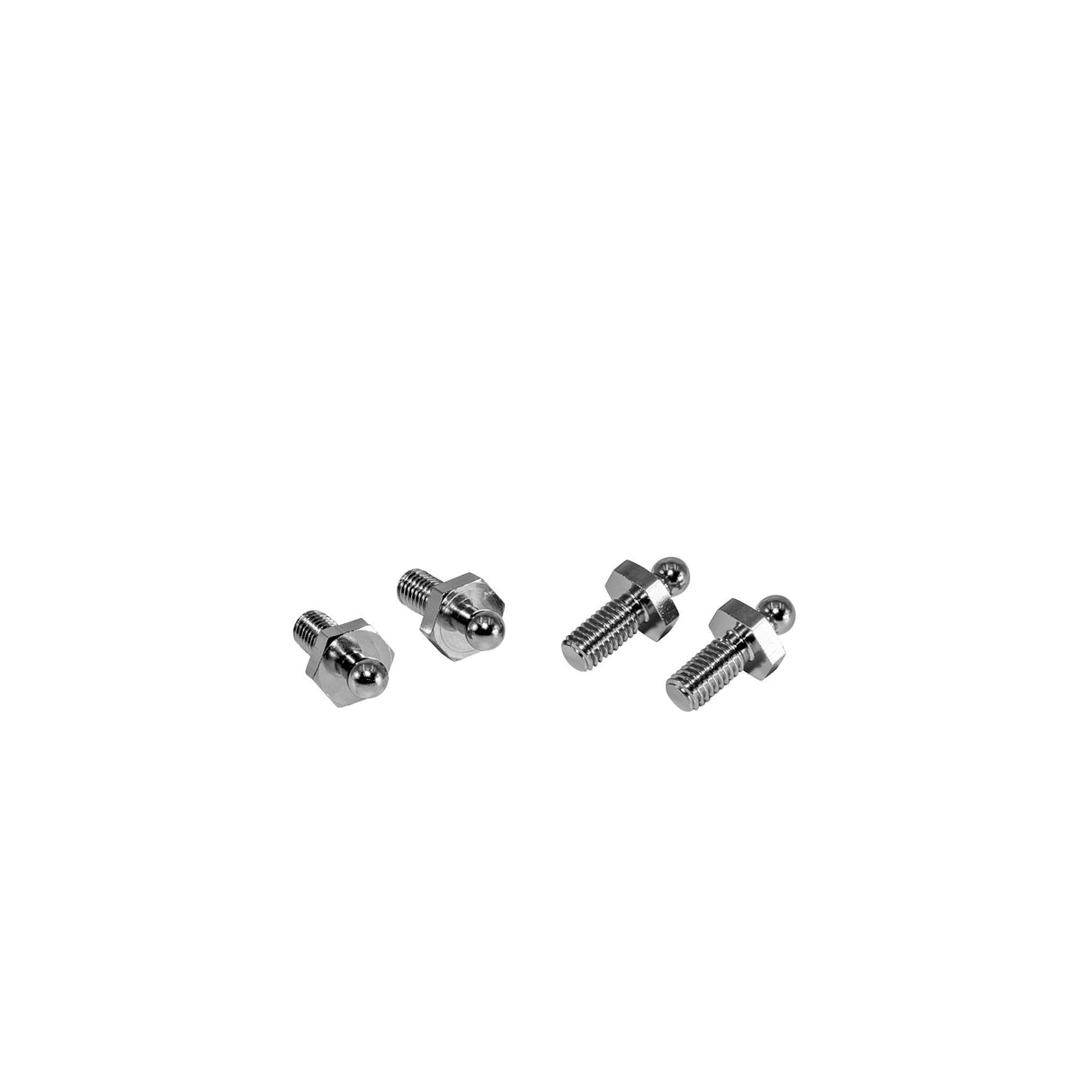 LOXX Persenningknöpfe Unterteil Gewinde M5 x 10, Befestigungselement, Qualität made in Germany Messing vernickelt
