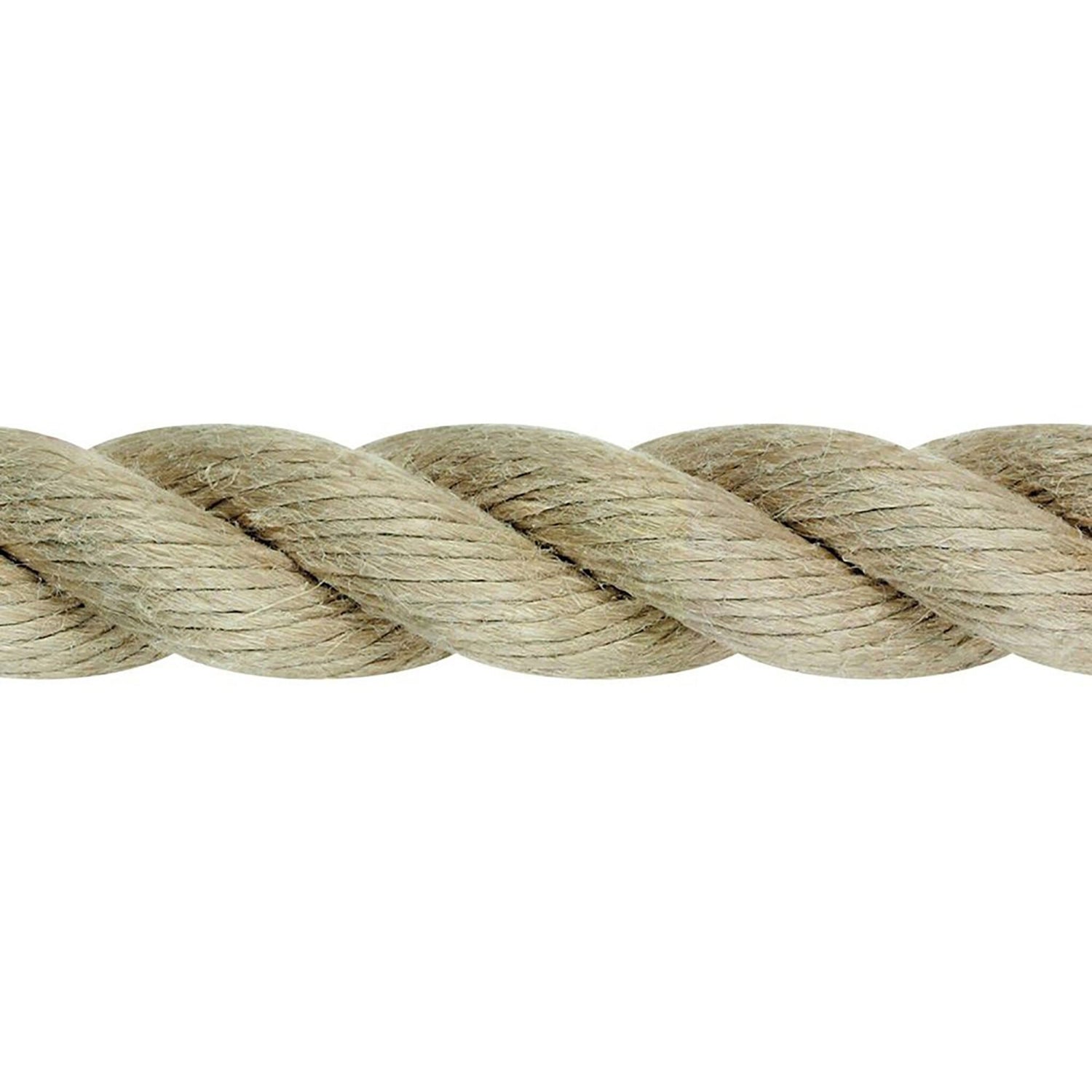 Hanftauwerk Handlauf maritimer Hingucker, Naturseil, ideal für Bord und Partykeller - 28 - 32 mm