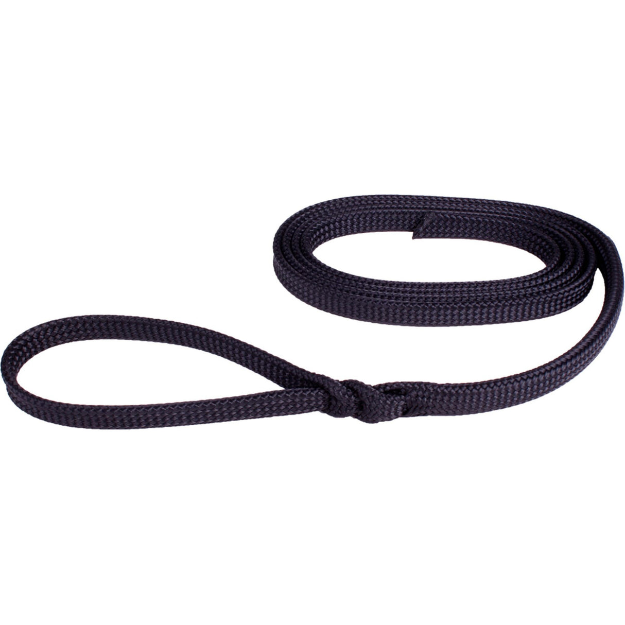 LIROS Fenderleine 1,5 m mit gespleißtem Auge, geflochtenes Tauwerk, hohe Griffigkeit - 6 - 8 mm, schwarz oder weiß
