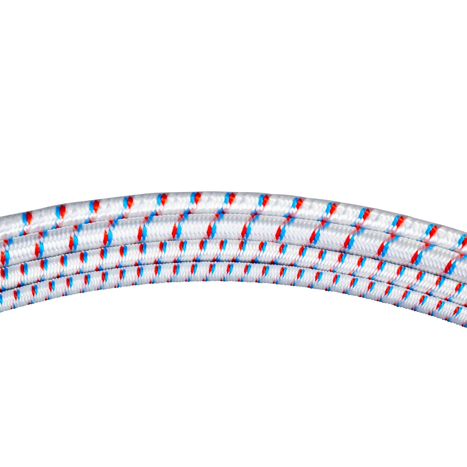 Seilflechter Gummiseil weiß Hochwertige Elastizität, hochelastisches Gummi, langlebig und UV-beständig - 3 - 10 mm
