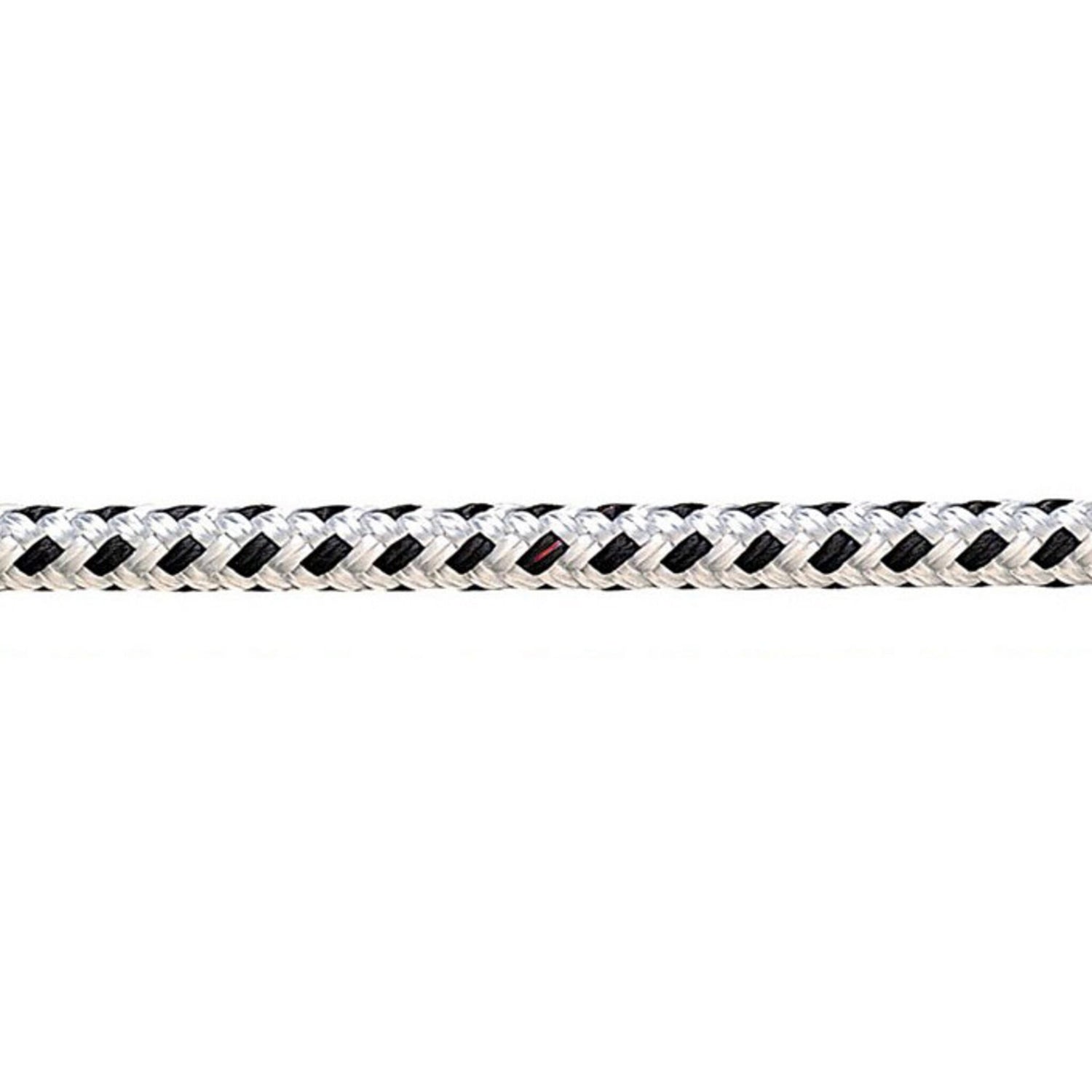 Rope Weaver Taifun Mooring Seil, doppelter Geflecht, extrem flexibel, abriebfestes Polyester - 8 - 14 mm, weiß-schwarz oder navy