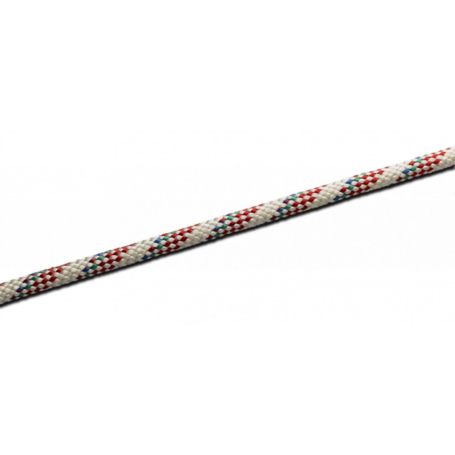 ROP SLEECHTER Schot Atlantik Plus Doppeltgeflecht hohe Festigkeit, Bootszubehör, optimal für Winschgebrauch - 8 - 12 mm, weiß-blau, weiß-rot, weiß-grün