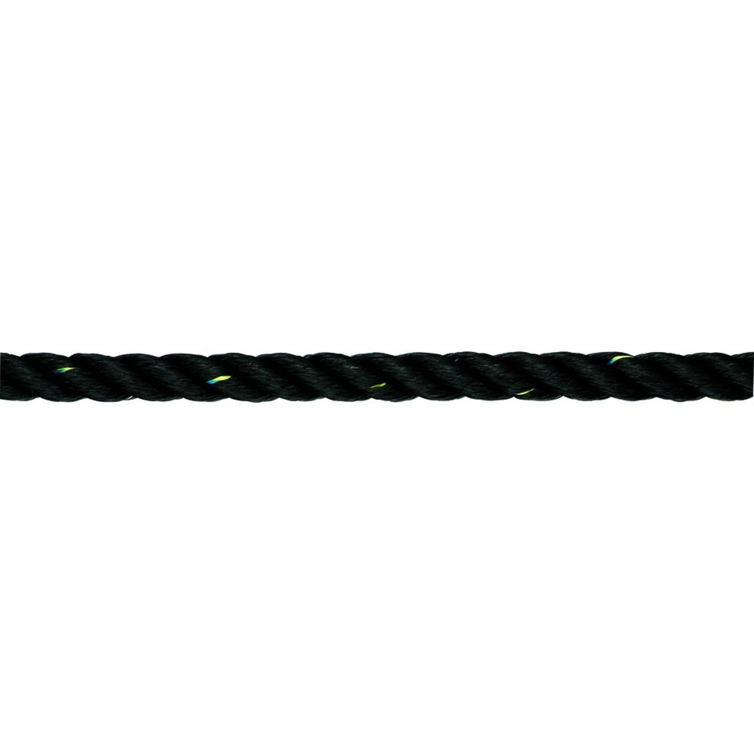 LIROS Festmacher PES schwarz, Seil, vielseitig einsetzbar als Ankerleine und Schleppleine - 10 - 30 m, 8 - 14 mm