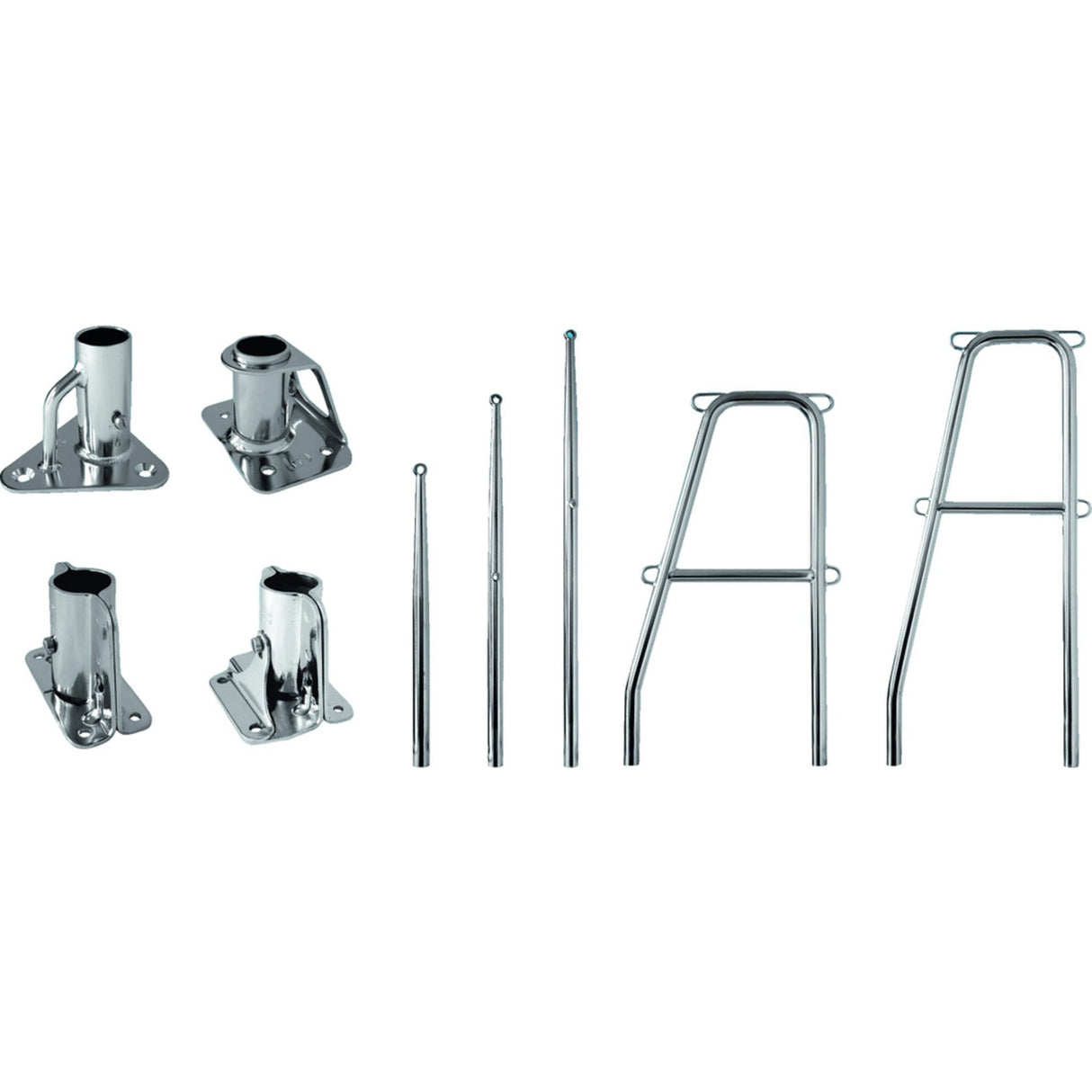 Stainless steel stanchion 610 mm, boat stanchion A4-AISI 316, suitable for ships over 8 m LOA