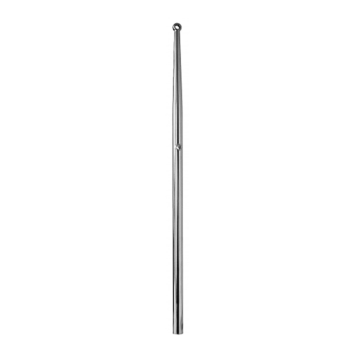 Stainless steel stanchion 740 mm, railing bracket, highly polished for ships up to 8 m