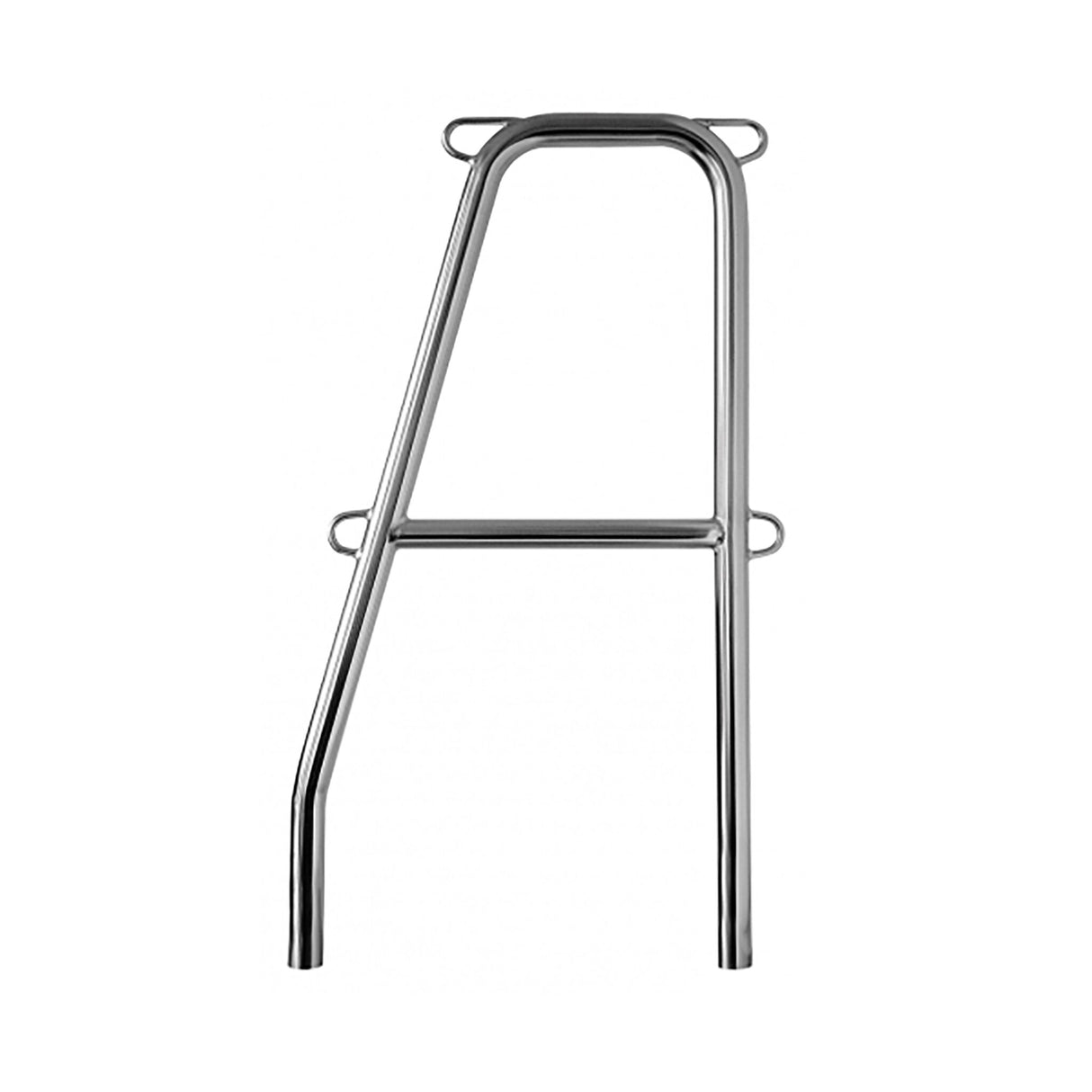 Stainless steel railing gate supports for 25 x 1.5 mm pipes, durable and corrosion-resistant - 610 - 740 mm