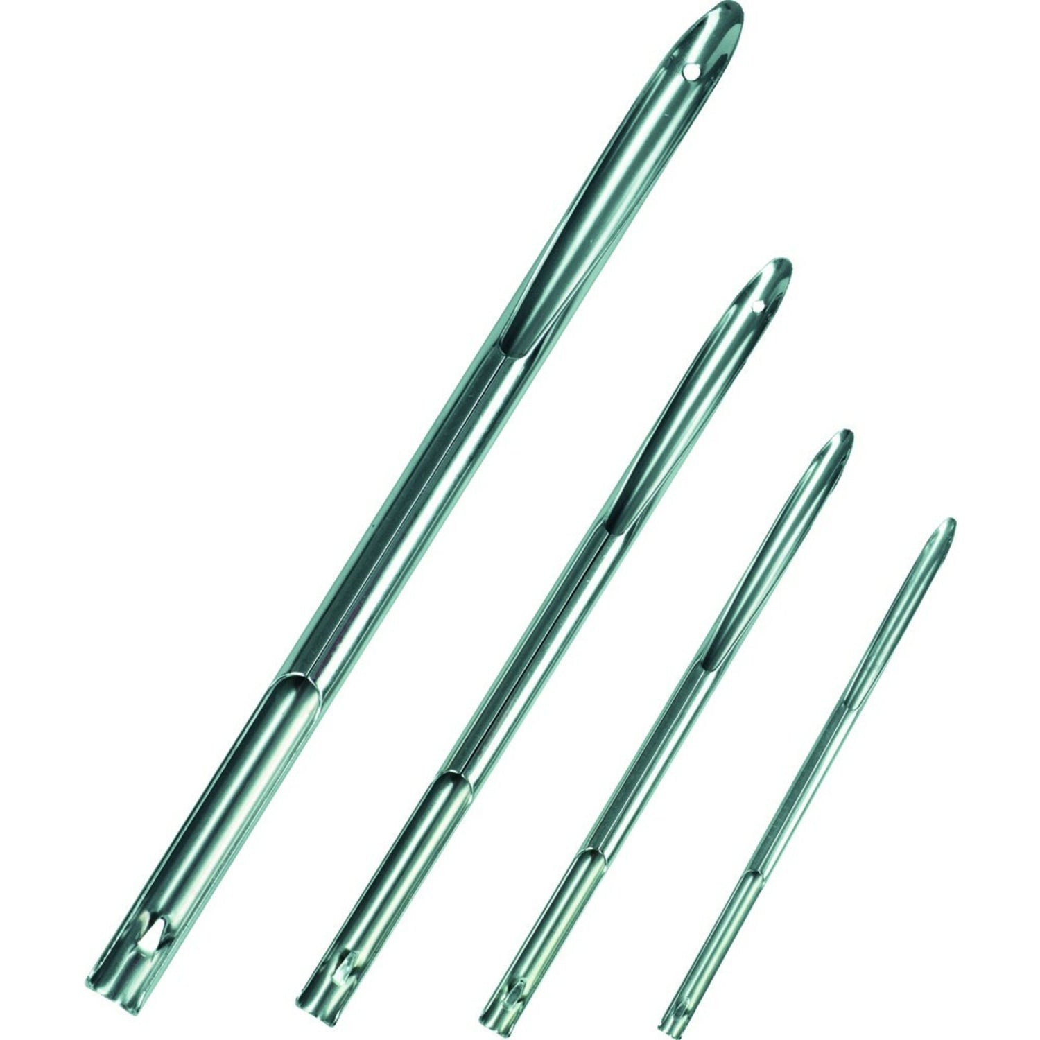 LIROS Spleißnadelset Edelstahl 4er-Set, Tauwerkspleißwerkzeug, für 4-14 mm Seile