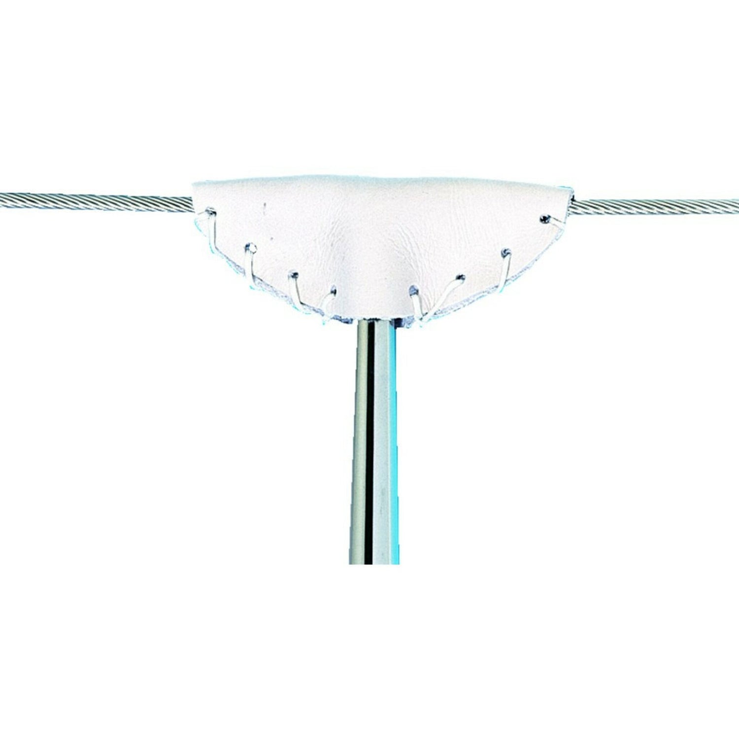 Super Saling-Nockschoner aus Chromleder, Saling-Schoner, inklusive Schnürbändsel, geeignet für jedes Salingprofil - 90 x 110 mm – 180 x 210 mm