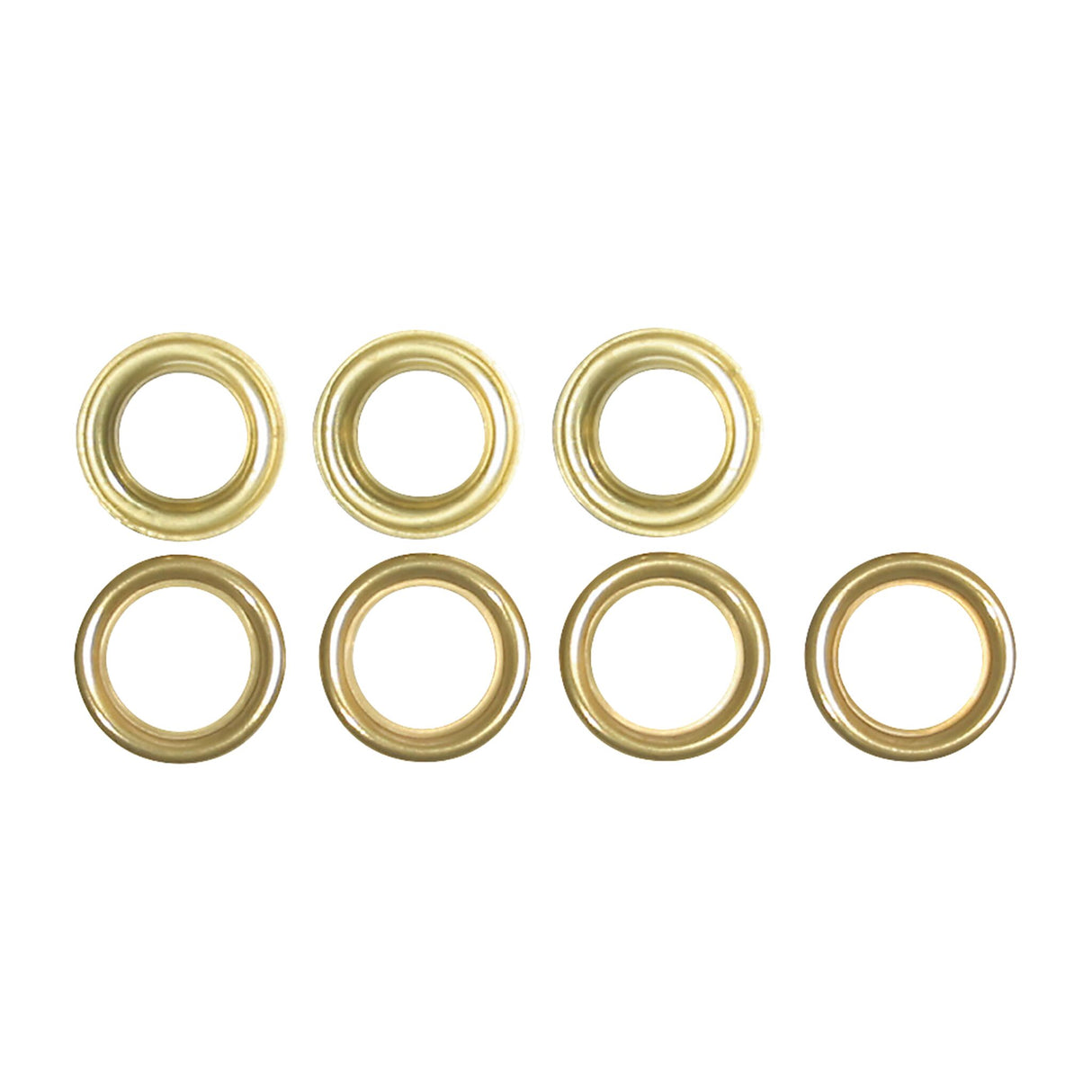 Canvas eyelets brass 20 pieces, eyelets for canvas, high durability and easy processing - 10.5 - 13.5 mm